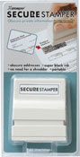 Xstamper Secure Block out Stamper - Small, 1/2" x 1-5/8"