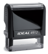 Ideal 4912. Custom Self-Inking Stamp 3/4 in. x 1-7/8 in.