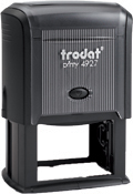 Trodat 4927 Rubber Replacement, (1-9/16" x 2-3/8"), up to 8 lines