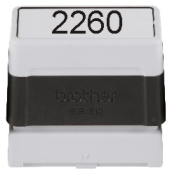 Brother Pre-Inked Stamps - Brother 2260 (7/8" x 2-3/8"), up to 6 lines