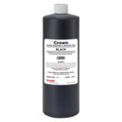 CROWN SUPER MARKING INK (#445) - PHOTOS/GROCERY - Quart (32oz). Quick Drying  Quick Drying Ink for use on most glossy surface, some metals and plastics. May be removed from non-porous surfaces with stamp cleaner.