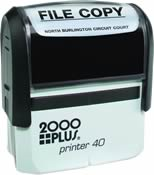 Printer 40, (15/16" x 2-3/8"), up to 5 lines