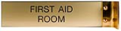 Corridor Sign, 2-sided, 2" x up to 10" with Metal Holder