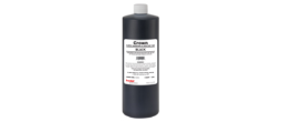 CROWN SUPER MARKING INK (#445) - PHOTOS/GROCERY - Quart (32oz). Quick Drying  Quick Drying Ink for use on most glossy surface, some metals and plastics. May be removed from non-porous surfaces with stamp cleaner.