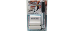 Xstamper Secure Block out Stamper Kit - Small, 1/2" x 1-5/8"  + Secure Marker